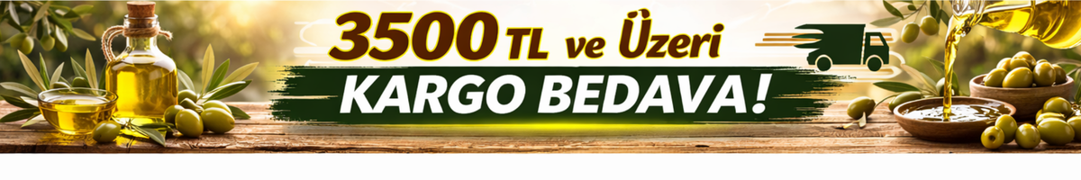 3500 TL ve Üzeri Kargo Bedava - Zeytinyağı Kampanyası